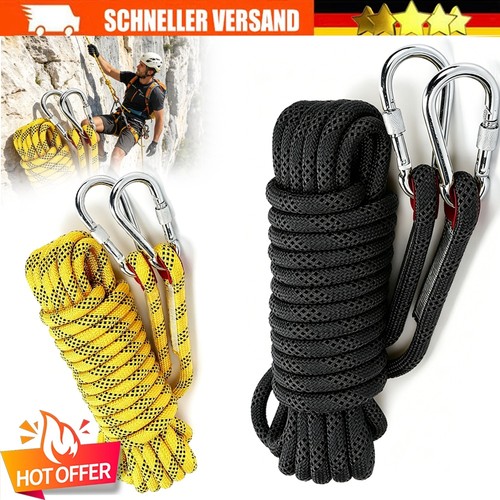 30m sicherheitsseil karabiner - 30m,