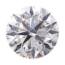 0.07 Ct Natürlicher Weißer