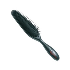 Roger Para Pneumaticbürste schwarz Antistatik Haarbürste schmal 6reihig