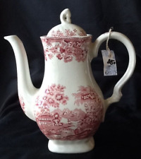 Tonquin by Myott Rot England Kaffeekanne Kanne & Deckel Neuware