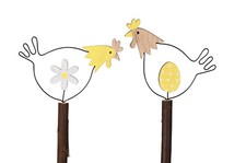 Huhn blüte stecker holz - ei,