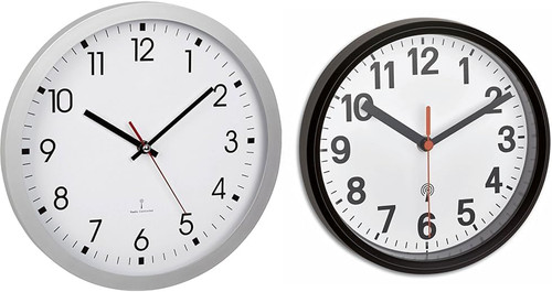 Analoge funk wanduhr - &,