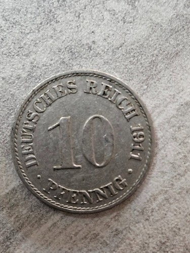 Pfennig 1911 deutsches - 10,