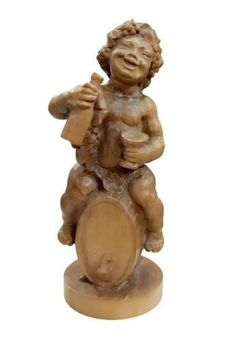 Vintage holzfigur cherub oder - vintage,