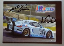 Motorsport Autogrammkarte Norbert Fischer, Daniel Zils, 24h Rennen 2007