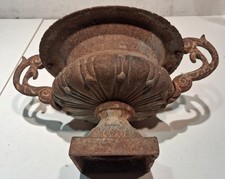 Französische Amphore Gusseisen Vase Pflanzgefäß Garten Deko Landhaus Balkon Topf