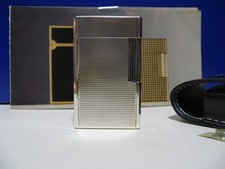 Dupont Feuerzeug, große Linie 1, Silber/Gold, Bicolor, TOP !!