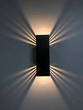 Wandlampe LED dimmbar schwarz