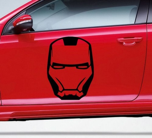 Aufkleber iron man - iron, maske