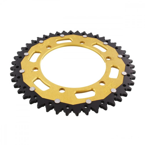 Kettenrad alu gold zähne - alu, 46-zähne