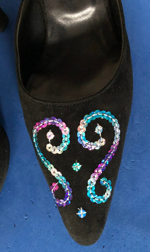 1980er stilettos 9cm riemchen - 9cm,