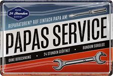 Blechschild PAPAS SERVICE