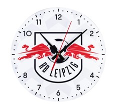 RB Leipzig Wanduhr - Logo -