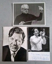 AUTOGRAMMSAMMLUNG! 3 x Musik! original sign. Autogramme! Borries, Decker,? TOP! 