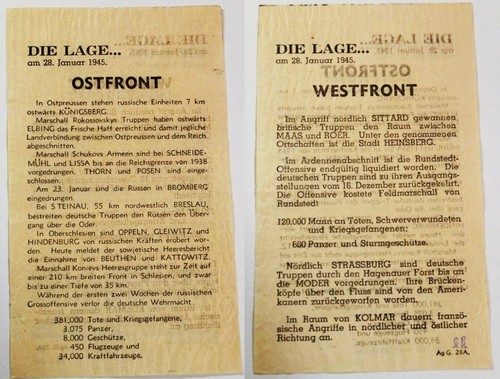1945 flugblatt wehrmacht - flugblatt, die