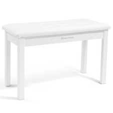 MUSTAR Pianobank mit Stauraum, 74cm Großer Sitz Massivholz Keyboard Bench