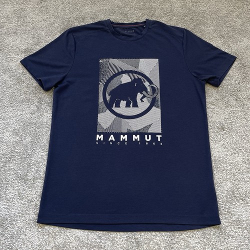 Mammut navy blue graphic - mammut,