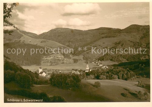 Schoenau schwarzwald panorama - schoenau,