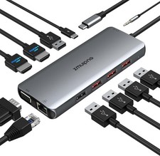 11 in 1 USB C Dockingstation