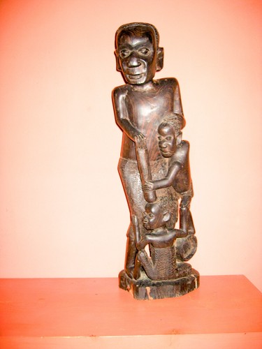 Antike makonde skulptur - antike,