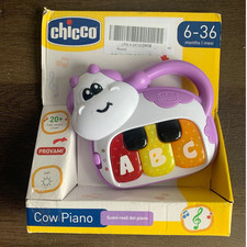 Spielzeug Chicco Cow Piano, Englisch/Italienisch (mit Gebrauchsspuren)