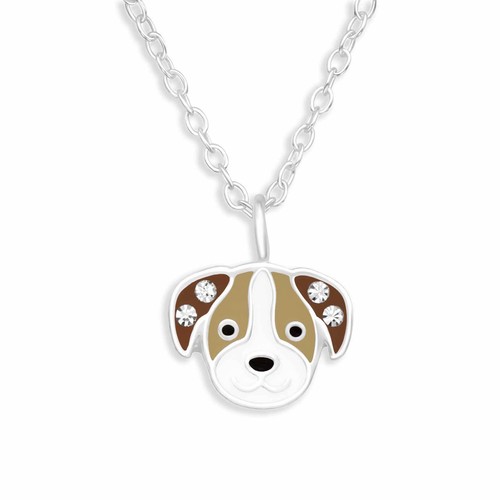 Halskette kette mit hund - halskette,