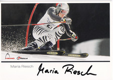 Autogramm - Maria Riesch (Ski