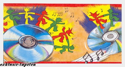Bordüre disco dance kinder - disco,