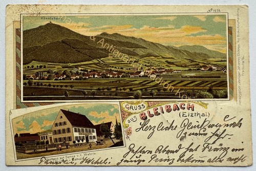 Litho gruss aus - ak,