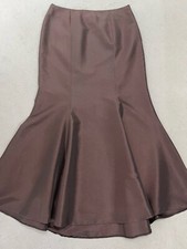 Rock Taft festlich Gr. 42 Damen braun lang Gefüttert