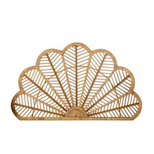 Rattan-Kopfteil Boho Natur