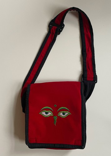 Vintage hippie tasche - tasche, samt