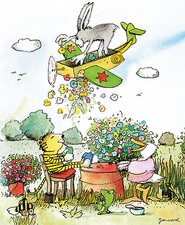 BLUMENREGEN - Janosch 48x58