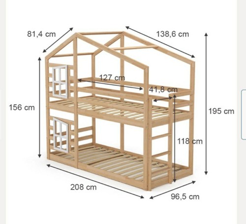 Hochbett etagenbett maja - etagenbett,