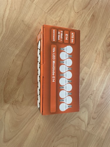 10x led miniglobe kugel - 10x,