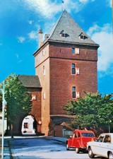 Historische Ansichtskarte, Postkarte, Monheim am Rhein, Schelmenturm, blanko,2CV
