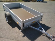 Pkw Anhänger Tieflader Alu 750 kg Humbaur HA 752513 Klappe vorn und hinten