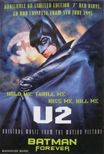 U2 Hold Me Thrill Me Batman UK