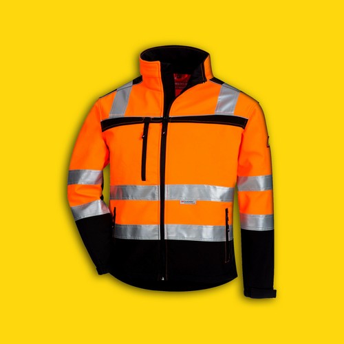Warnschutz softshelljacke - warnschutz,