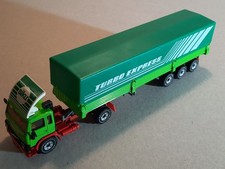 Siku 3116 Volvo 7 Turbo 6 Sattelzug mit Plane "Turbo Express", Vitrinenmodell