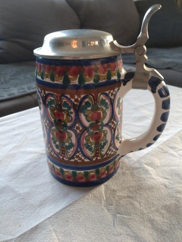 Deutscher bierkrug mit deckel - deutscher,