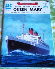Modellbaubogen britischer Supertransatlantik Queen Mary