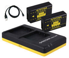 2 x Akku + Dual-Ladegerät