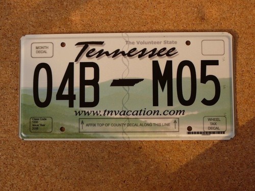 Kennzeichen tennessee - us-kennzeichen,