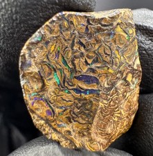 Boulder Opal - Lila - Grün