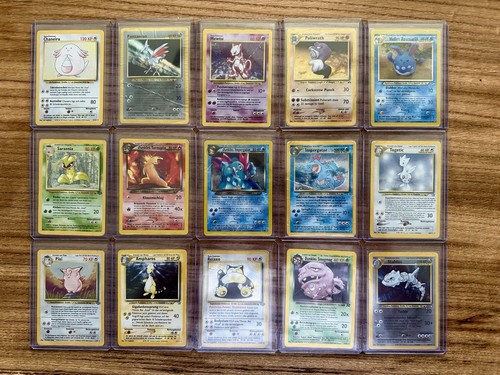 Alte vintage pokemon karten - pokemon,