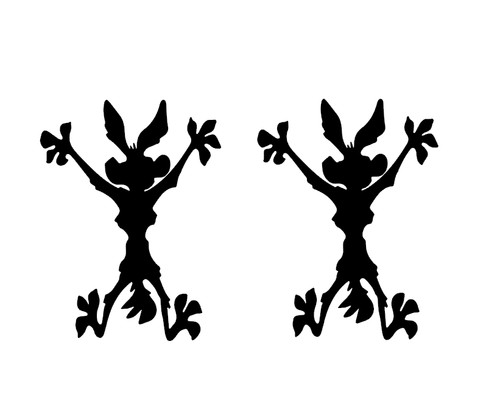 Aufkleber coyote koyote - coyote,