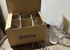 6x Coca Cola Kontur Glas 0,3L
