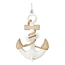 Wanddeko Anker aus Holz XL