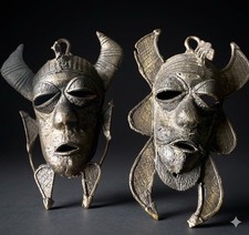 Vintage Paar Senufo Kpelie